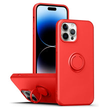 Load image into Gallery viewer, Ring Kickstand Silicone Phone Case, For iPhone 14, For iPhone 14 Pro, For iPhone 14 Pro Max