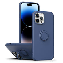 Load image into Gallery viewer, Ring Kickstand Silicone Phone Case, For iPhone 14, For iPhone 14 Pro, For iPhone 14 Pro Max