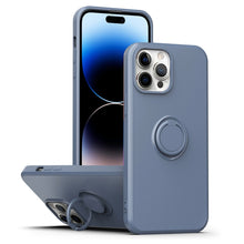 Load image into Gallery viewer, Ring Kickstand Silicone Phone Case, For iPhone 14, For iPhone 14 Pro, For iPhone 14 Pro Max