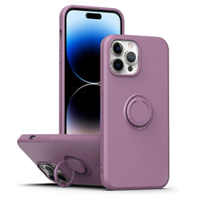 Load image into Gallery viewer, Ring Kickstand Silicone Phone Case, For iPhone 14, For iPhone 14 Pro, For iPhone 14 Pro Max