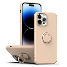 Load image into Gallery viewer, Ring Kickstand Silicone Phone Case, For iPhone 14, For iPhone 14 Pro, For iPhone 14 Pro Max