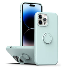 Load image into Gallery viewer, Ring Kickstand Silicone Phone Case, For iPhone 14, For iPhone 14 Pro, For iPhone 14 Pro Max