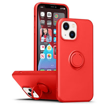 Load image into Gallery viewer, Ring Kickstand Silicone Phone Case, For iPhone 14 Plus