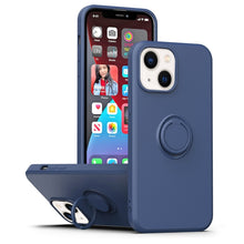 Load image into Gallery viewer, Ring Kickstand Silicone Phone Case, For iPhone 14 Plus