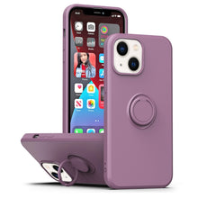 Load image into Gallery viewer, Ring Kickstand Silicone Phone Case, For iPhone 14 Plus