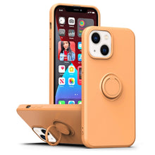 Load image into Gallery viewer, Ring Kickstand Silicone Phone Case, For iPhone 14 Plus