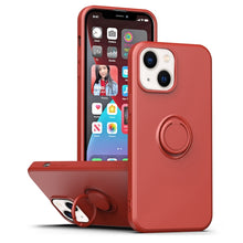 Load image into Gallery viewer, Ring Kickstand Silicone Phone Case, For iPhone 14 Plus