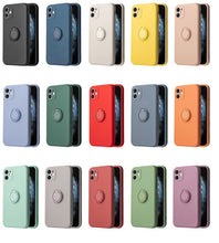 Load image into Gallery viewer, Ring Kickstand Silicone Phone Case, For iPhone 14 Plus