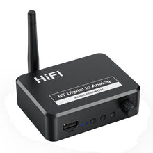 Load image into Gallery viewer, B35S Bluetooth 5.2 Music Receiver Digital to Analog Converter Supports U-disk Fiber Coaxial, B35S