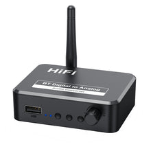 Load image into Gallery viewer, B35S Bluetooth 5.2 Music Receiver Digital to Analog Converter Supports U-disk Fiber Coaxial, B35S