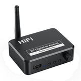 B35S Bluetooth 5.2 Music Receiver Digital to Analog Converter Supports U-disk Fiber Coaxial, B35S