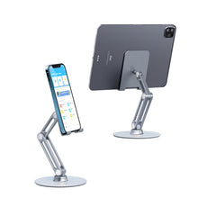 Load image into Gallery viewer, BONERUY L08 Tablet Phone Riser Bracket Foldable Long Arm Pad Mobile Holder Rack