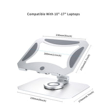 Load image into Gallery viewer, BONERUY L02 Laptop Stand 360 Degrees Rotating Dissipation Heat Aluminum Alloly Holder, L02