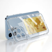 Load image into Gallery viewer, Card Bag Clear TPU Phone Case, For iPhone 14, For iPhone 14 14 Max, For iPhone 14 Pro, For iPhone 14 Pro Max