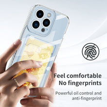 Load image into Gallery viewer, Card Bag Clear TPU Phone Case, For iPhone 14, For iPhone 14 14 Max, For iPhone 14 Pro, For iPhone 14 Pro Max