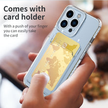 Load image into Gallery viewer, Card Bag Clear TPU Phone Case, For iPhone 14, For iPhone 14 14 Max, For iPhone 14 Pro, For iPhone 14 Pro Max