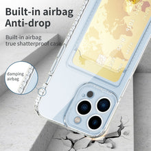 Load image into Gallery viewer, Card Bag Clear TPU Phone Case, For iPhone 14, For iPhone 14 14 Max, For iPhone 14 Pro, For iPhone 14 Pro Max