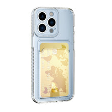Load image into Gallery viewer, Card Bag Clear TPU Phone Case, For iPhone 14, For iPhone 14 14 Max, For iPhone 14 Pro, For iPhone 14 Pro Max