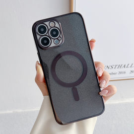 Plating Magsafe Glitter Phone Case, For iPhone 14, For iPhone 14 Pro, For iPhone14 Pro Max, For iPhone 14 Plus