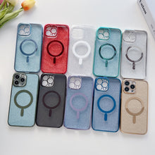 Load image into Gallery viewer, Plating Magsafe Glitter Phone Case, For iPhone 14, For iPhone 14 Pro, For iPhone14 Pro Max, For iPhone 14 Plus