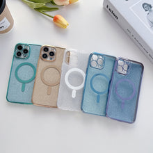Load image into Gallery viewer, Plating Magsafe Glitter Phone Case, For iPhone 14, For iPhone 14 Pro, For iPhone14 Pro Max, For iPhone 14 Plus