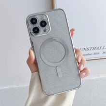 Load image into Gallery viewer, Plating Magsafe Glitter Phone Case, For iPhone 14, For iPhone 14 Pro, For iPhone14 Pro Max, For iPhone 14 Plus