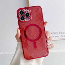 Load image into Gallery viewer, Plating Magsafe Glitter Phone Case, For iPhone 14, For iPhone 14 Pro, For iPhone14 Pro Max, For iPhone 14 Plus