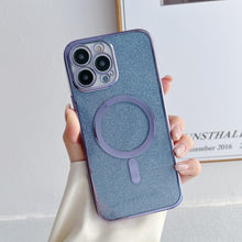 Load image into Gallery viewer, Plating Magsafe Glitter Phone Case, For iPhone 14, For iPhone 14 Pro, For iPhone14 Pro Max, For iPhone 14 Plus