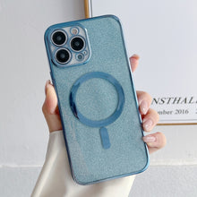 Load image into Gallery viewer, Plating Magsafe Glitter Phone Case, For iPhone 14, For iPhone 14 Pro, For iPhone14 Pro Max, For iPhone 14 Plus