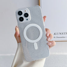 Load image into Gallery viewer, Plating Magsafe Glitter Phone Case, For iPhone 14, For iPhone 14 Pro, For iPhone14 Pro Max, For iPhone 14 Plus