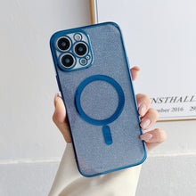 Load image into Gallery viewer, Plating Magsafe Glitter Phone Case, For iPhone 14, For iPhone 14 Pro, For iPhone14 Pro Max, For iPhone 14 Plus