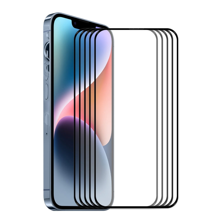 For iPhone 17e / 16e / 14 / 13 / 13 Pro ENKAY 6D Full Glue Tempered Glass Full Film, For iPhone 17e / 16e / 14 / 13 / 13 Pro (1 PC), For iPhone 17e / 16e / 14 / 13 / 13 Pro (2pcs), For iPhone 17e / 16e / 14 / 13 / 13 Pro (5pcs)