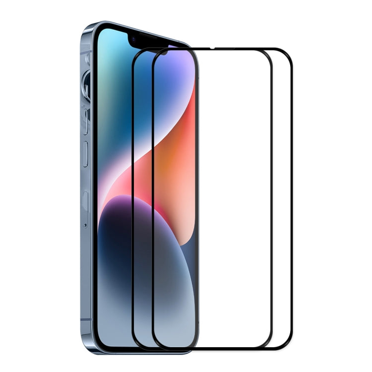 ENKAY 6D Full Glue Tempered Glass Full Film for iPhone 14 Max, For iPhone 14 Plus (1 PC), For iPhone 14 Plus (2 PCS), For iPhone 14 Plus (5 PCS)