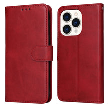 Load image into Gallery viewer, JSM Calf Texture Leather Phone Case For iPhone 14 Pro, For iPhone 14 Pro