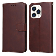 Load image into Gallery viewer, JSM Calf Texture Leather Phone Case For iPhone 14 Pro Max, For iPhone 14 Pro Max