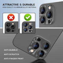 Load image into Gallery viewer, ENKAY Aluminium Alloy Tempered Glass Lens Cover Film For iPhone 14 Pro / 14 Pro Max, For iPhone 14 Pro / 14 Pro Max