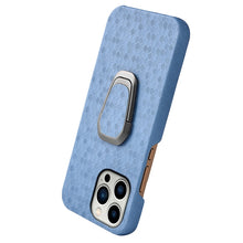 Load image into Gallery viewer, Ring Holder Honeycomb PU Phone Case For iPhone 14 Pro, For iPhone 14 Pro