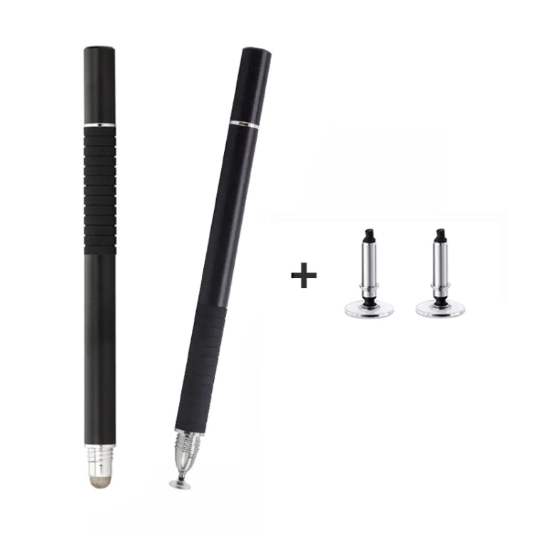 AT-31 Conductive Cloth Head + Precision Sucker Capacitive Pen Head 2-in-1 Handwriting Stylus with 2 Pen Head
