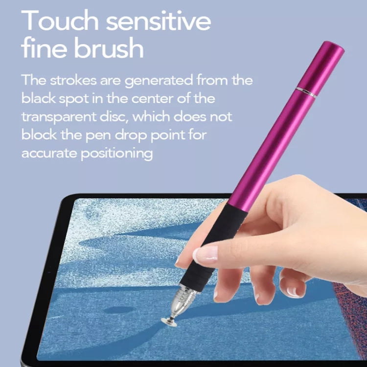 AT-31 Conductive Cloth Head + Precision Sucker Capacitive Pen Head 2-in-1 Handwriting Stylus with 2 Pen Head