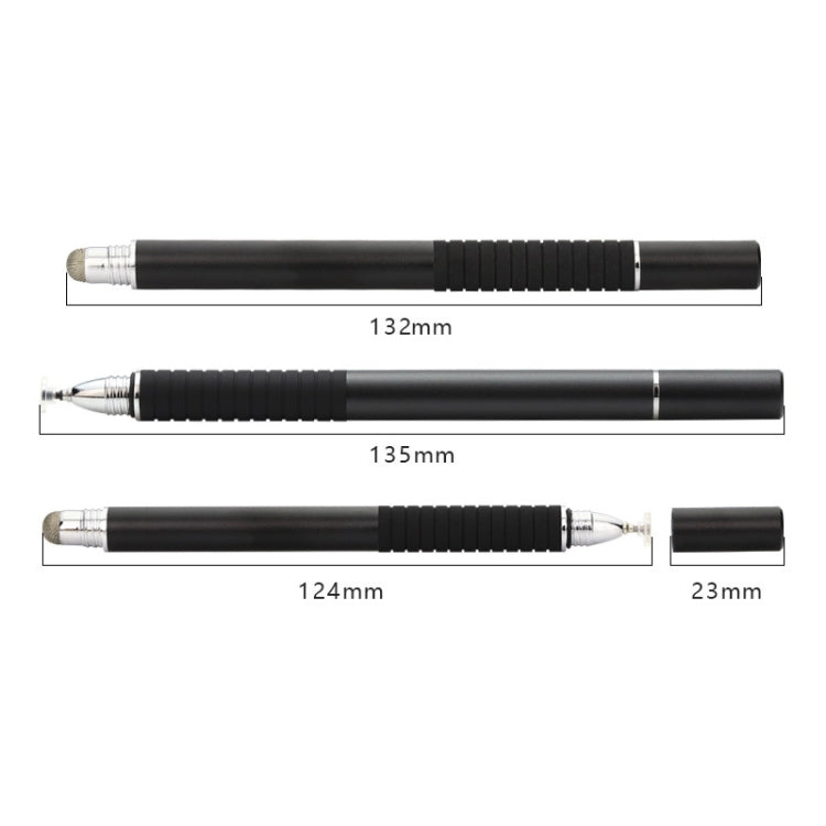 AT-31 Conductive Cloth Head + Precision Sucker Capacitive Pen Head 2-in-1 Handwriting Stylus with 2 Pen Head