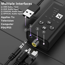 Load image into Gallery viewer, T9 Low latency 5.2 Bluetooth Audio Transmitter Supports Fiber Optic Coaxial APTX Full Series, No Cable
