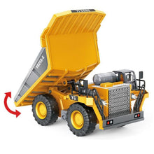 Load image into Gallery viewer, MoFun 1048 2.4G remote control nine-channel cargo construction vehicle 1:24 multi-function mining truck dumper, 1048