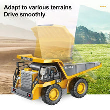Load image into Gallery viewer, MoFun 1048 2.4G remote control nine-channel cargo construction vehicle 1:24 multi-function mining truck dumper, 1048