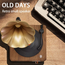 Load image into Gallery viewer, T15 Vinyl Atomic Bluetooth Retro Wireless Audio Desktop Speaker