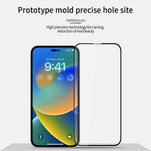 Load image into Gallery viewer, MOFI 9H 2.5D Full Screen Tempered Glass Film, For iPhone 14, For iPhone 14 Plus, For iPhone 14 Pro, For iPhone 14 Pro Max