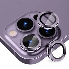 Load image into Gallery viewer, ENKAY 9H Rear Lens Metal Ring Tempered Glass Film For iPhone 14 Pro / 14 Pro Max, For iPhone 14 Pro / 14 Pro Max, For iPhone 14 Pro / 14 Pro Max(Purple)