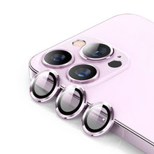 Load image into Gallery viewer, ENKAY 9H Rear Lens Metal Ring Tempered Glass Film For iPhone 14 Pro / 14 Pro Max, For iPhone 14 Pro / 14 Pro Max, For iPhone 14 Pro / 14 Pro Max(Purple)
