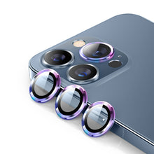 Load image into Gallery viewer, ENKAY 9H Rear Lens Metal Ring Tempered Glass Film For iPhone 14 Pro / 14 Pro Max, For iPhone 14 Pro / 14 Pro Max, For iPhone 14 Pro / 14 Pro Max(Purple)