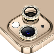 Load image into Gallery viewer, ENKAY Glitter Rear Lens Aluminium Alloy Tempered Glass Film For iPhone 14 / 14 Max, For iPhone 14 / 14 Plus