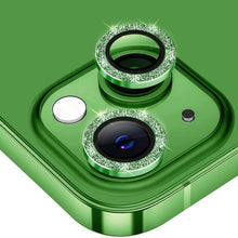 Load image into Gallery viewer, ENKAY Glitter Rear Lens Aluminium Alloy Tempered Glass Film For iPhone 14 / 14 Max, For iPhone 14 / 14 Plus